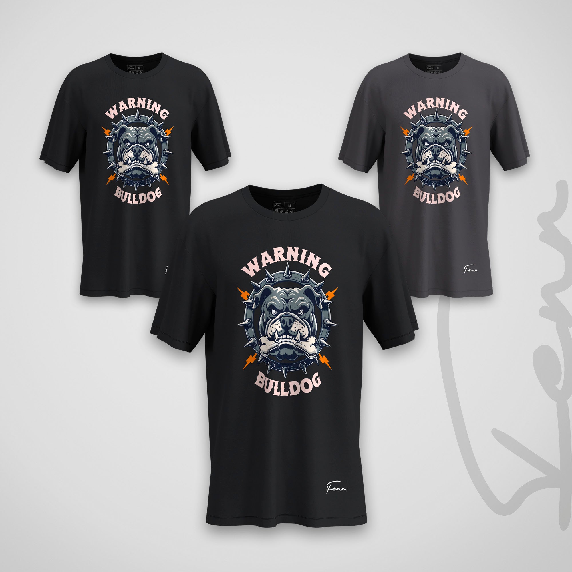 T-shirt Fenr unisexe coton bio - Bulldog