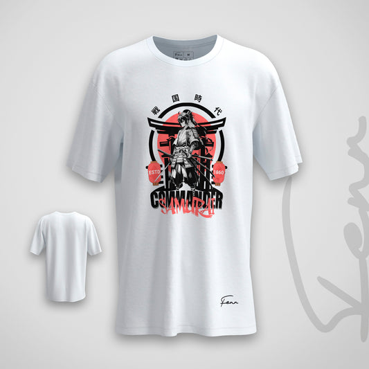 T-shirt Fenr unisexe coton bio - Commander Samouraï