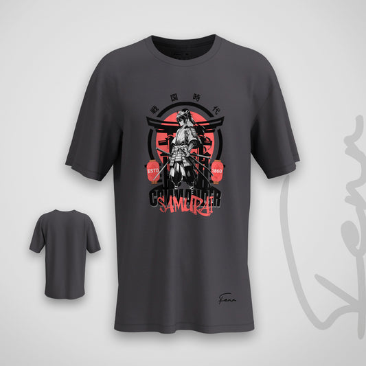 T-shirt Fenr unisexe coton bio - Commander Samouraï