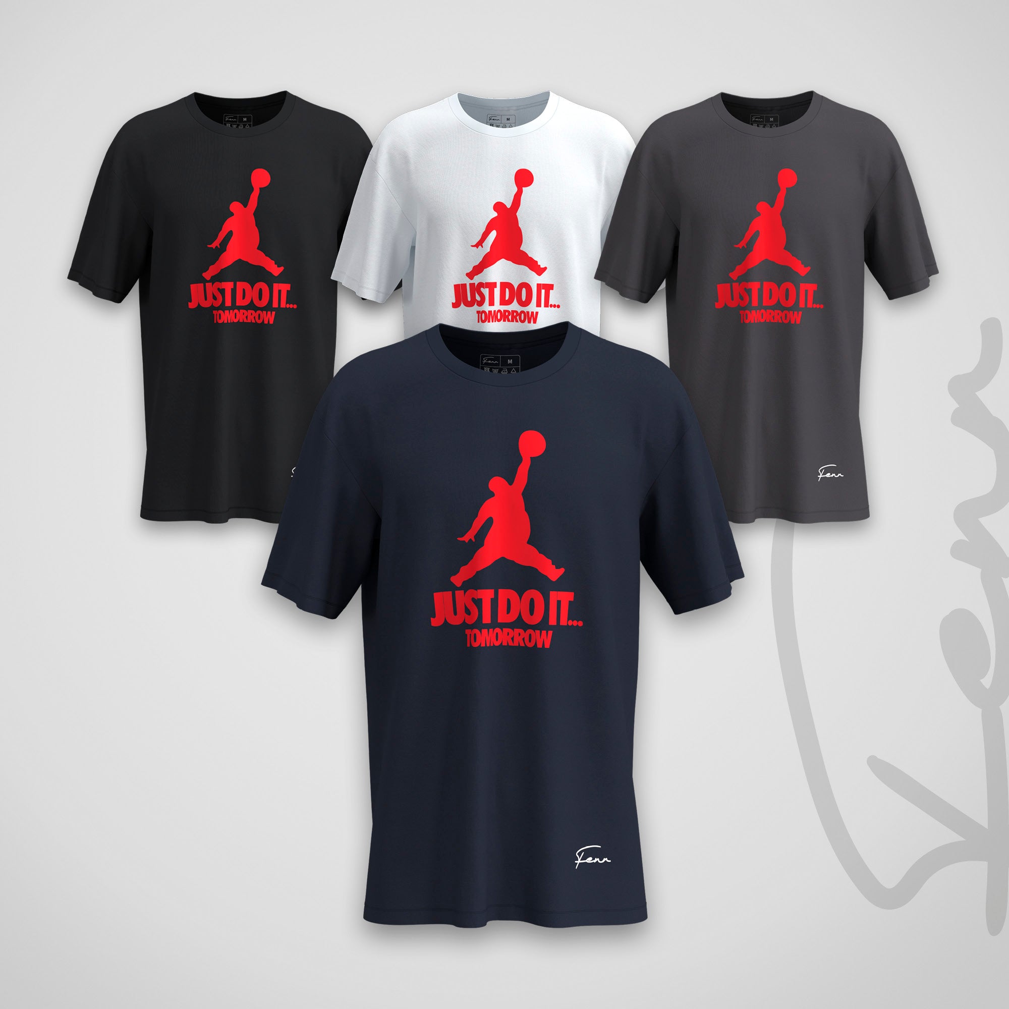 T-shirt Fenr unisexe coton bio - Just do it Tomorrow