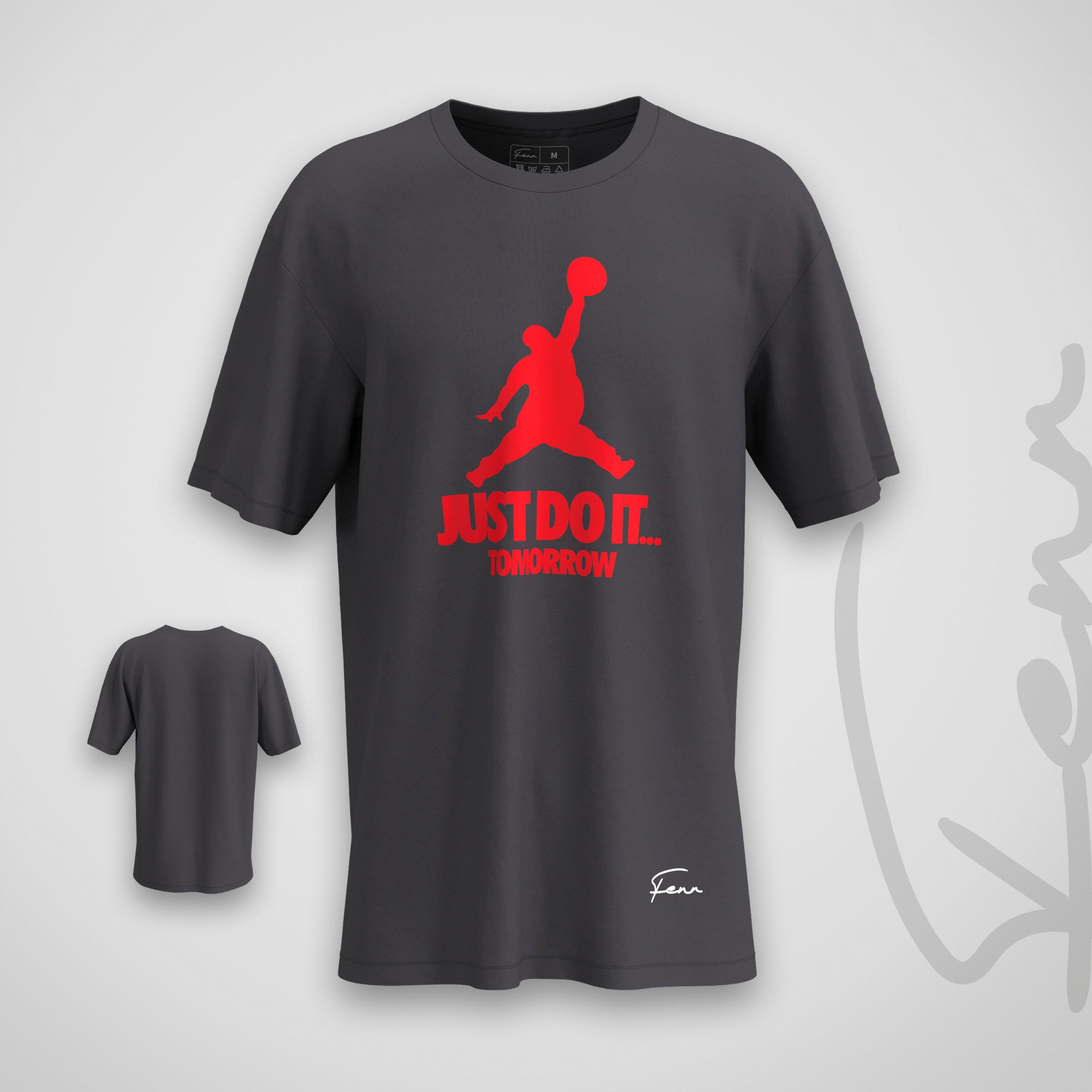 T-shirt Fenr unisexe coton bio - Just do it Tomorrow