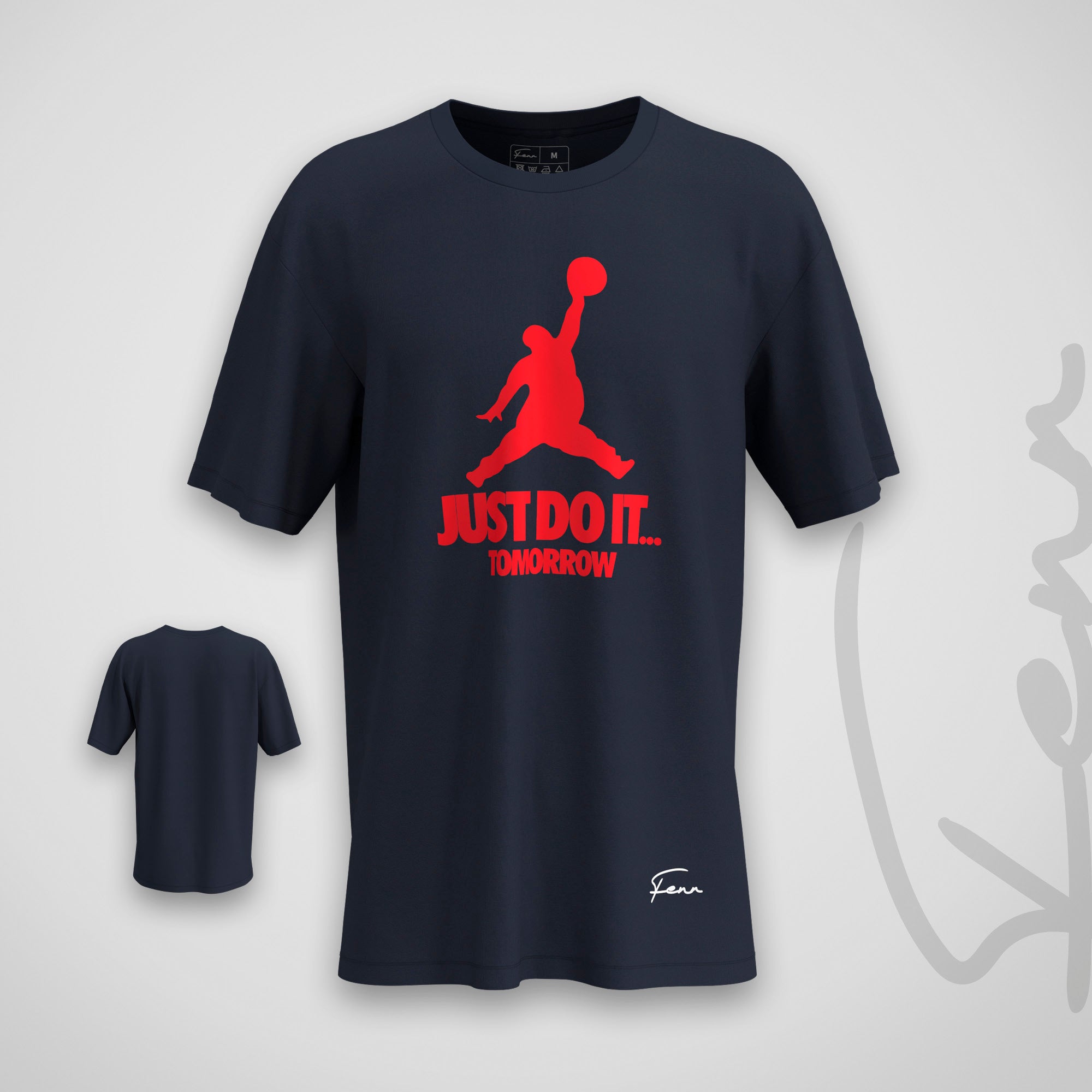 T-shirt Fenr unisexe coton bio - Just do it Tomorrow