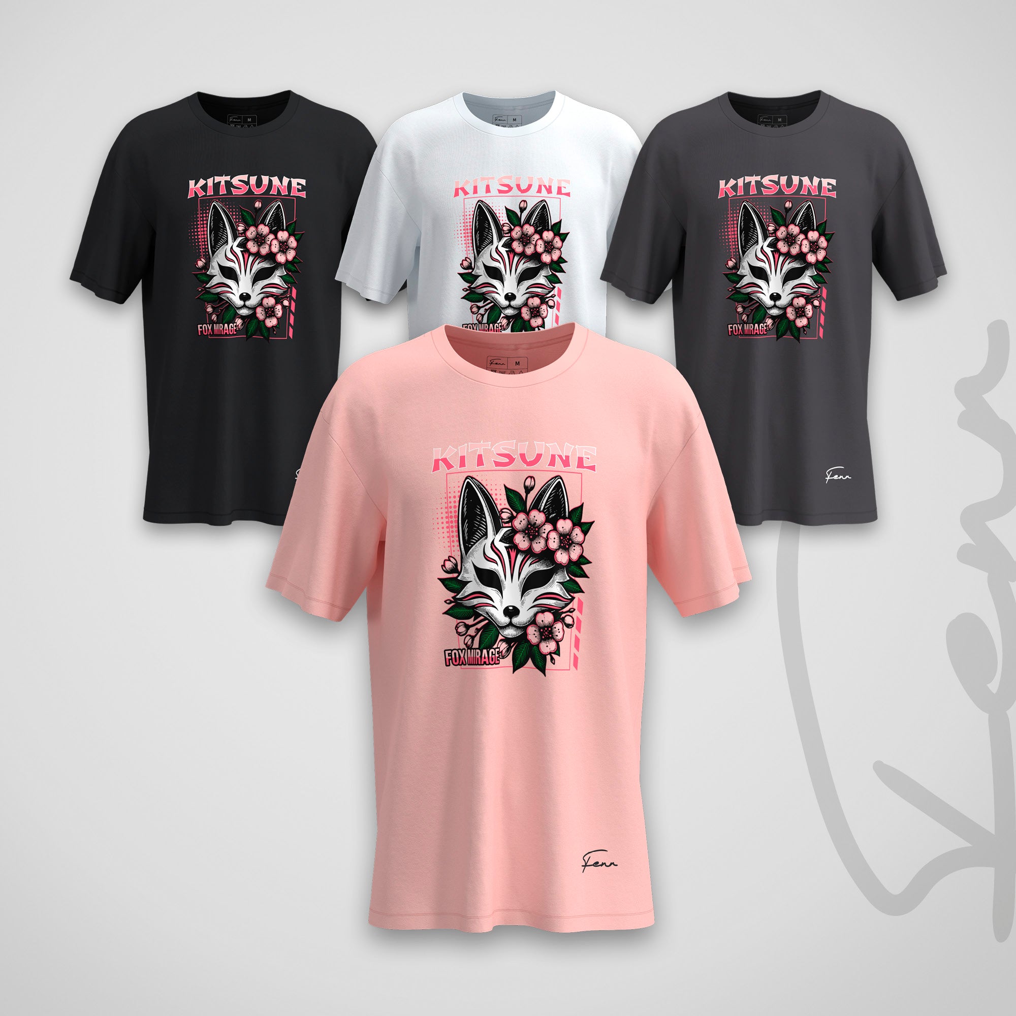 T-shirt Fenr unisexe coton bio - Ritsune