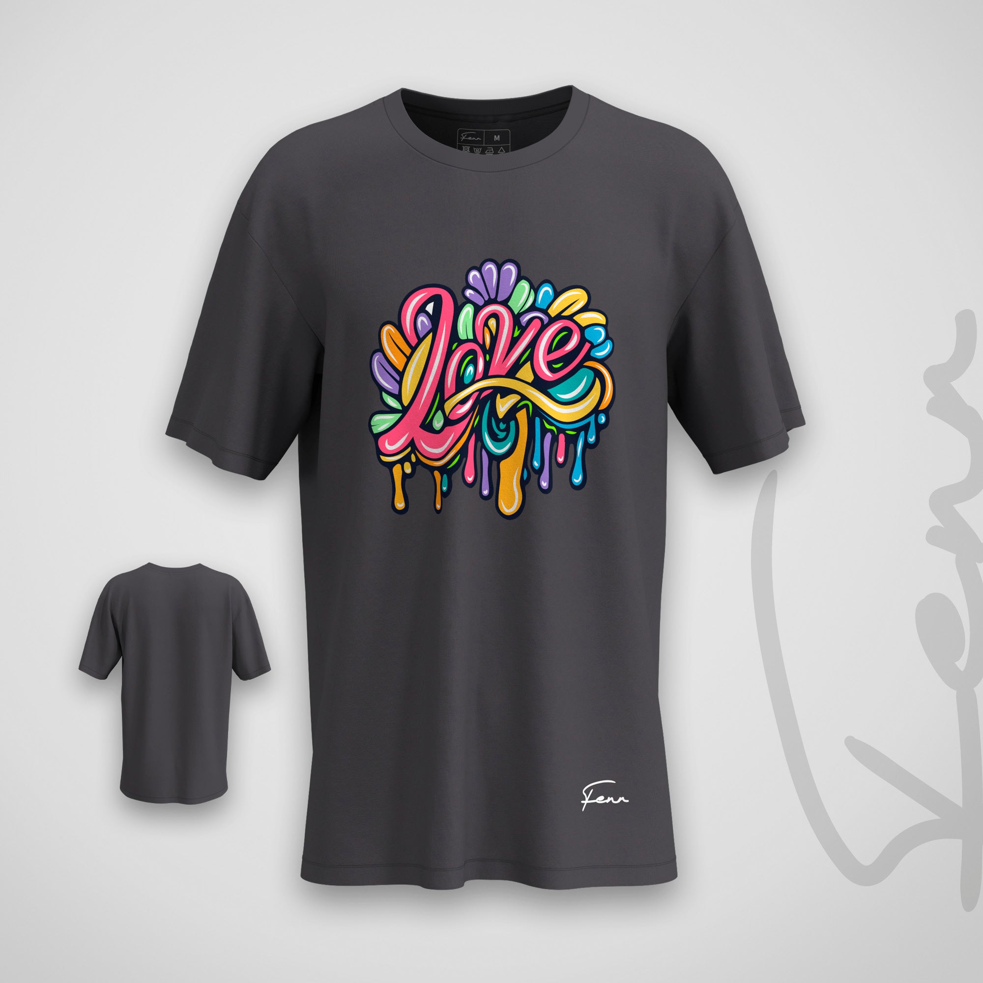 T-shirt Fenr unisexe coton bio - Love