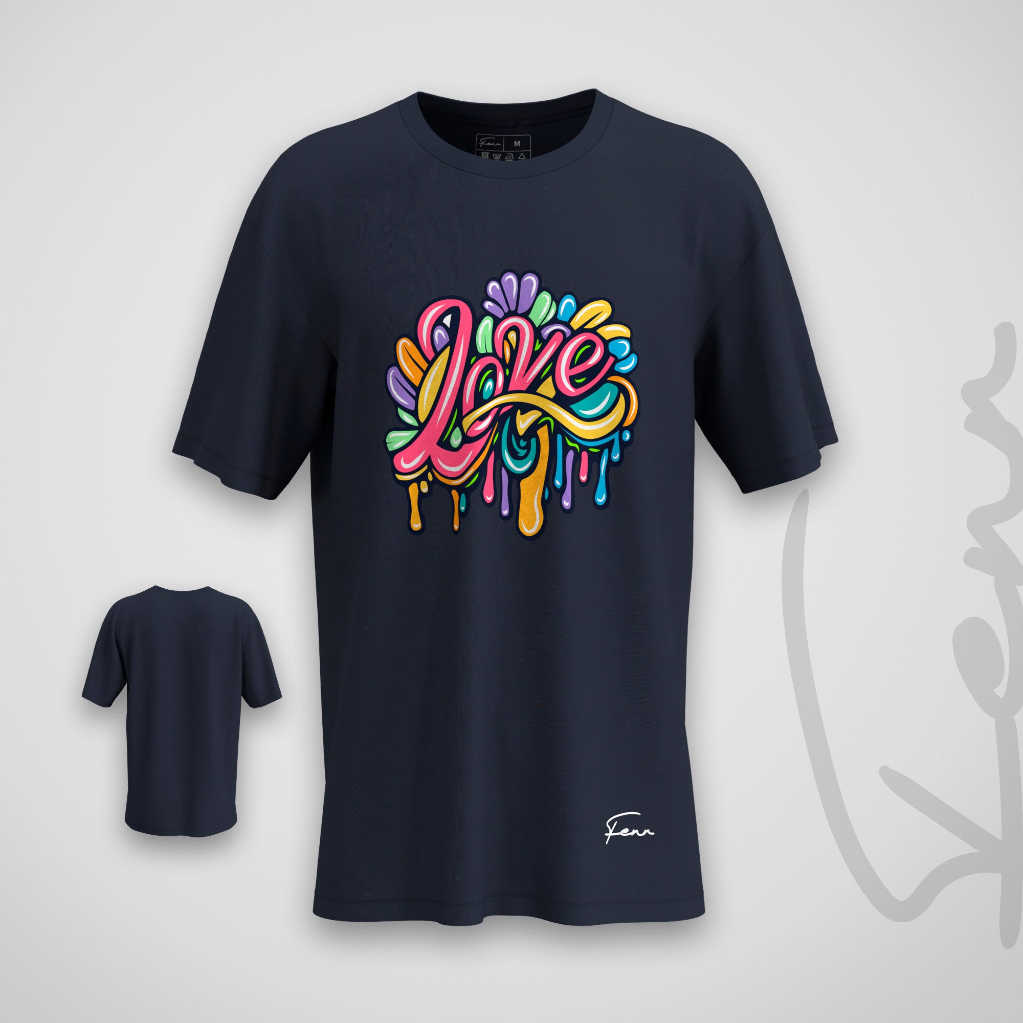 T-shirt Fenr unisexe coton bio - Love