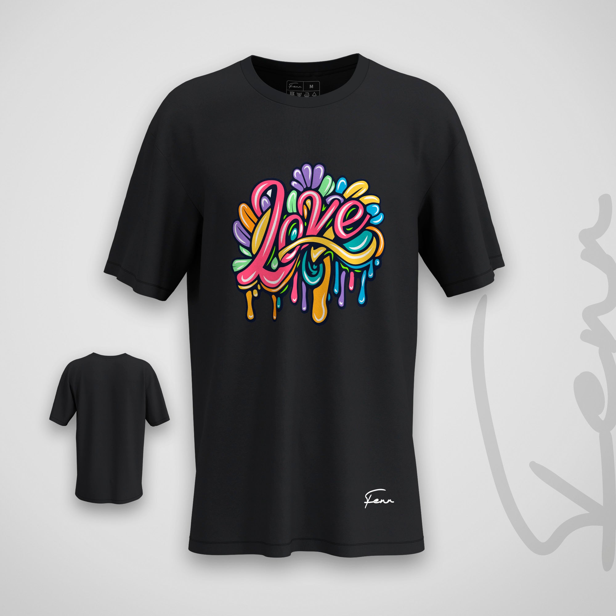 T-shirt Fenr unisexe coton bio - Love