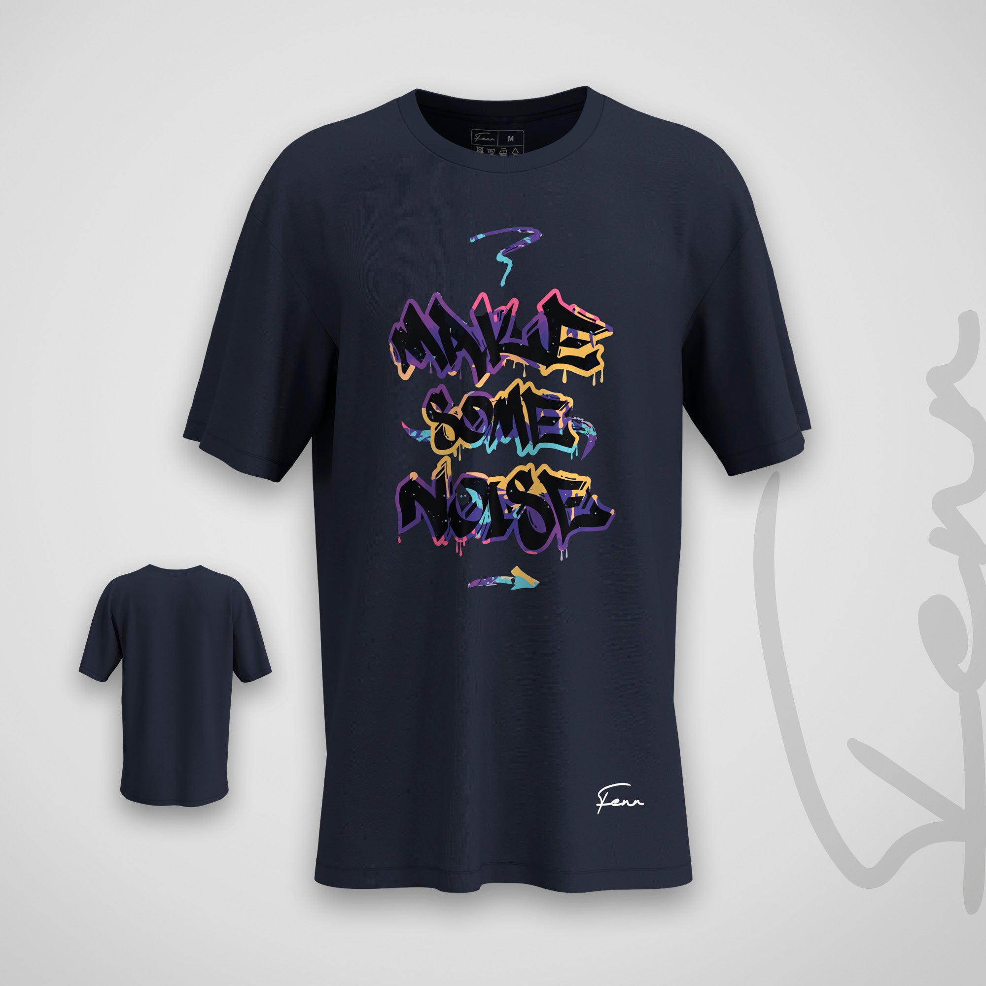 T-shirt Fenr unisexe coton bio - Make some noise