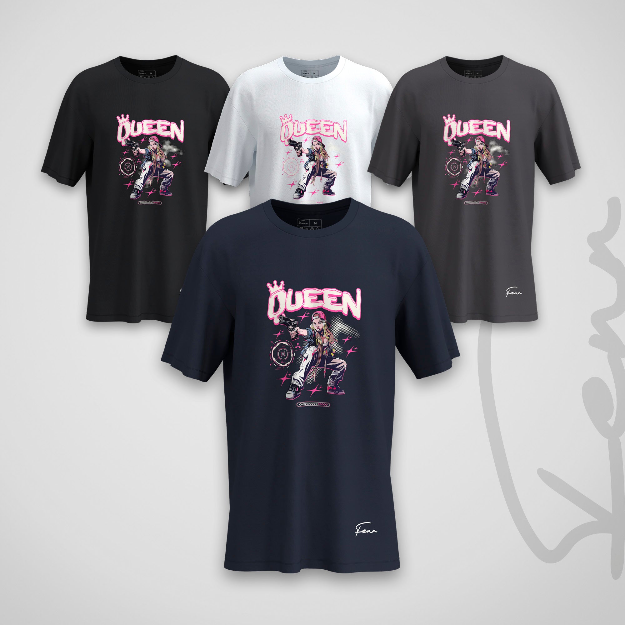 T-shirt Fenr unisexe coton bio - Queen