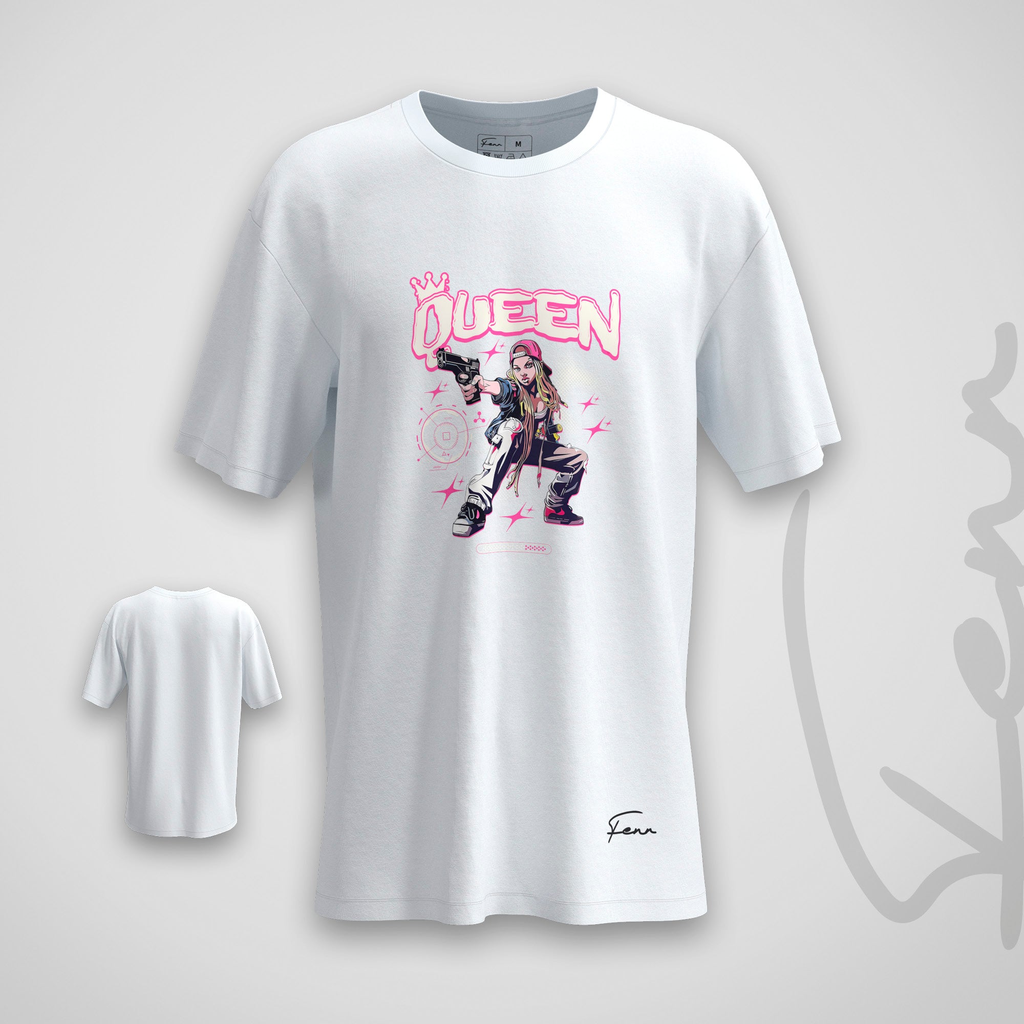 T-shirt Fenr unisexe coton bio - Queen