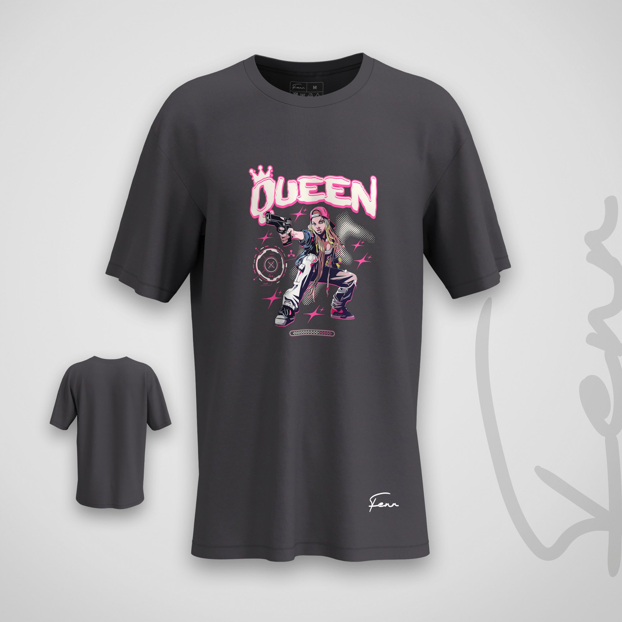 T-shirt Fenr unisexe coton bio - Queen