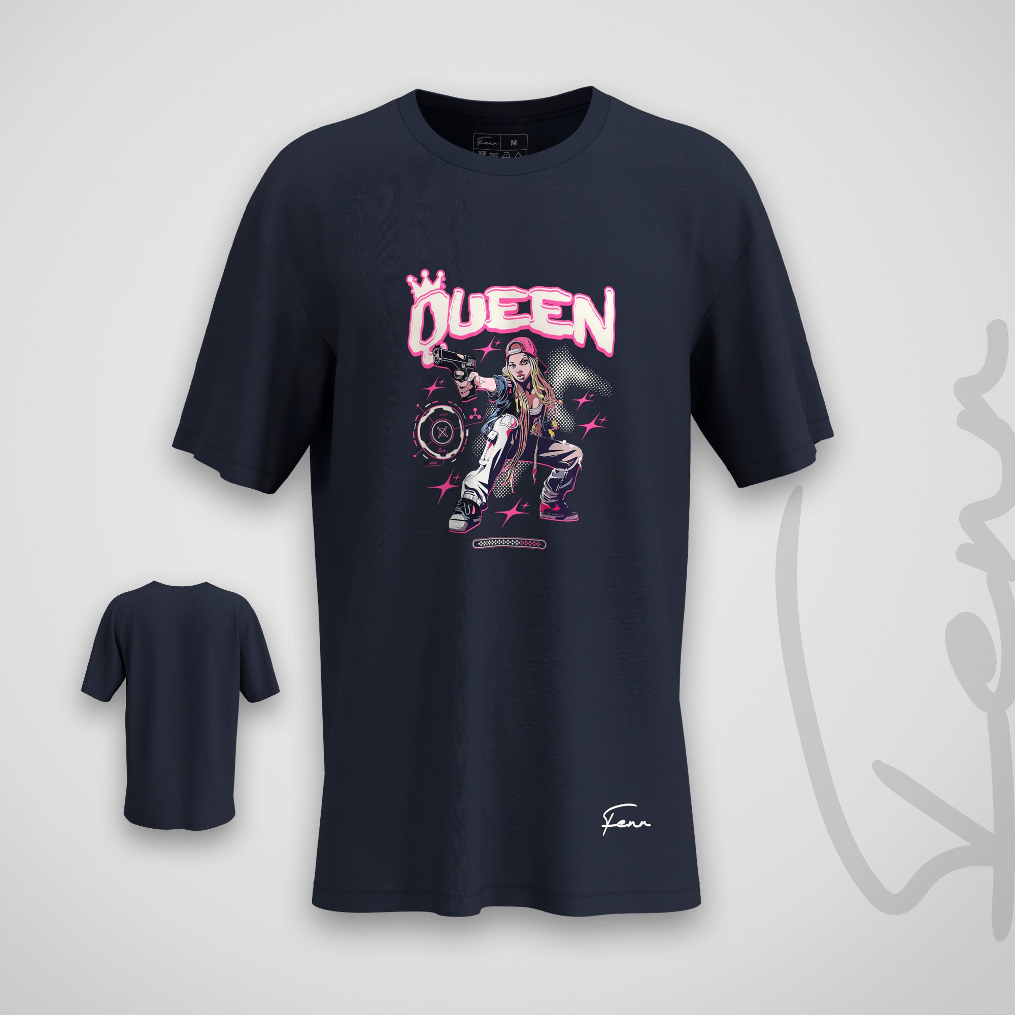 T-shirt Fenr unisexe coton bio - Queen