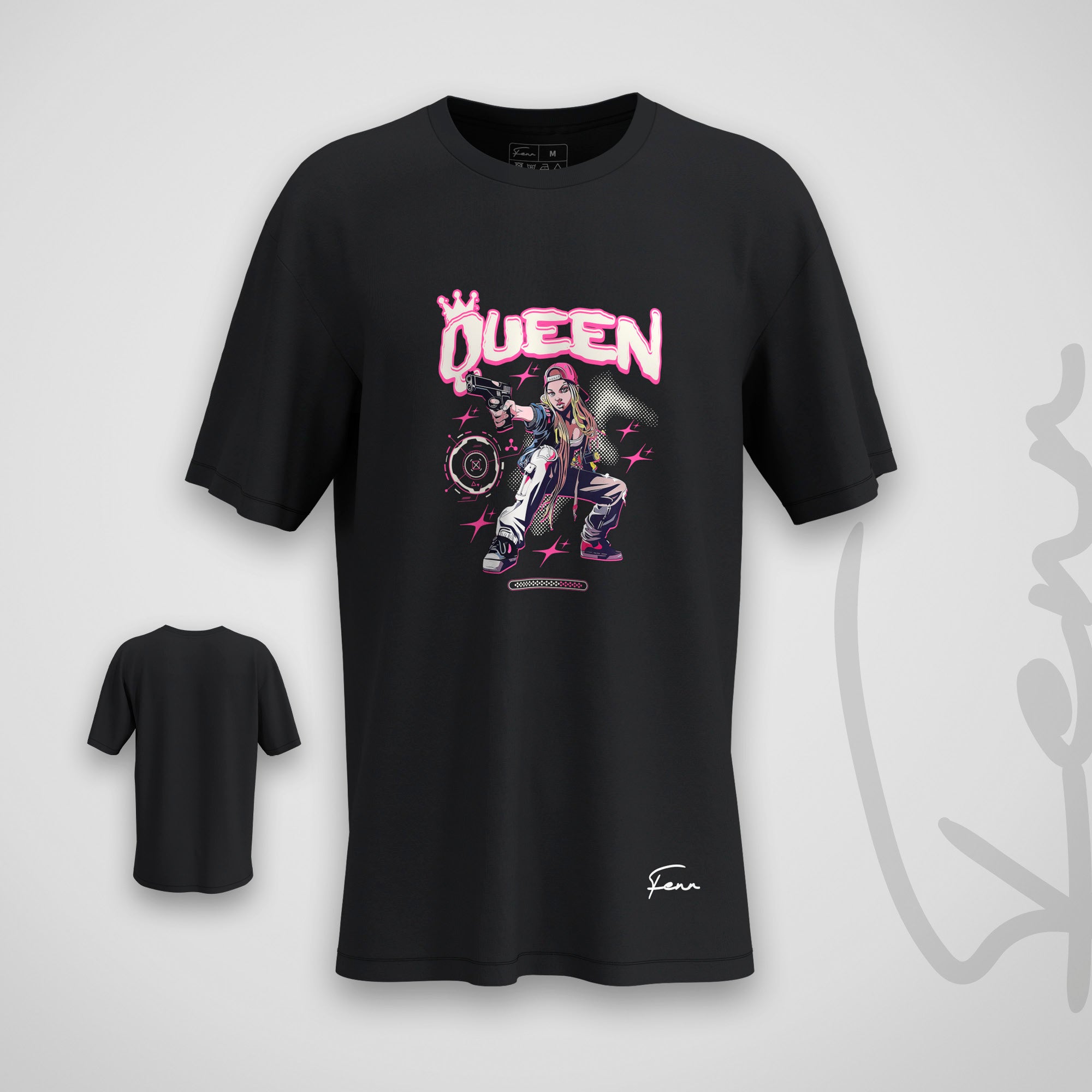 T-shirt Fenr unisexe coton bio - Queen