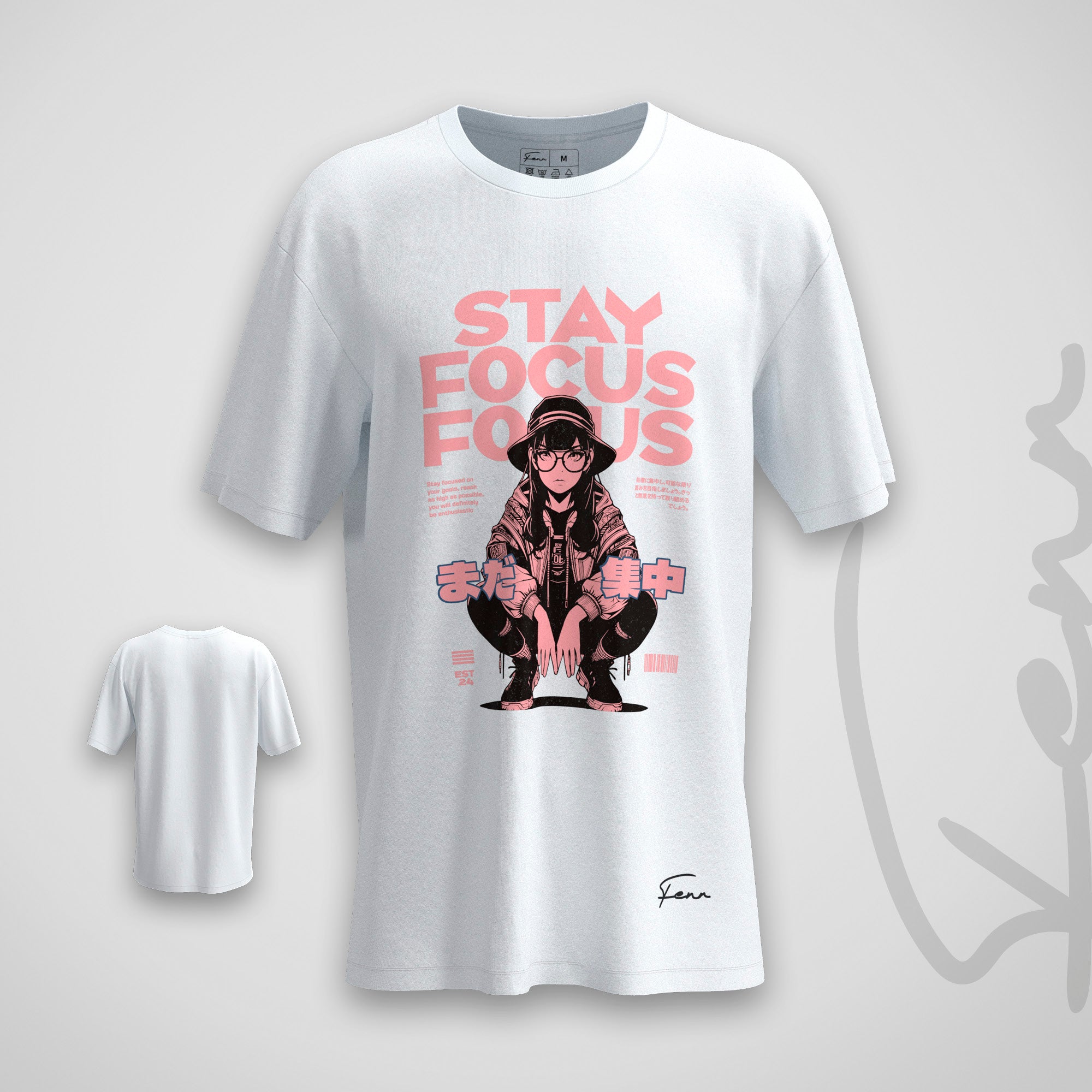 T-shirt Fenr unisexe coton bio - Stay Focus