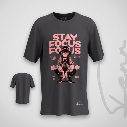 T-shirt Fenr unisexe coton bio - Stay Focus