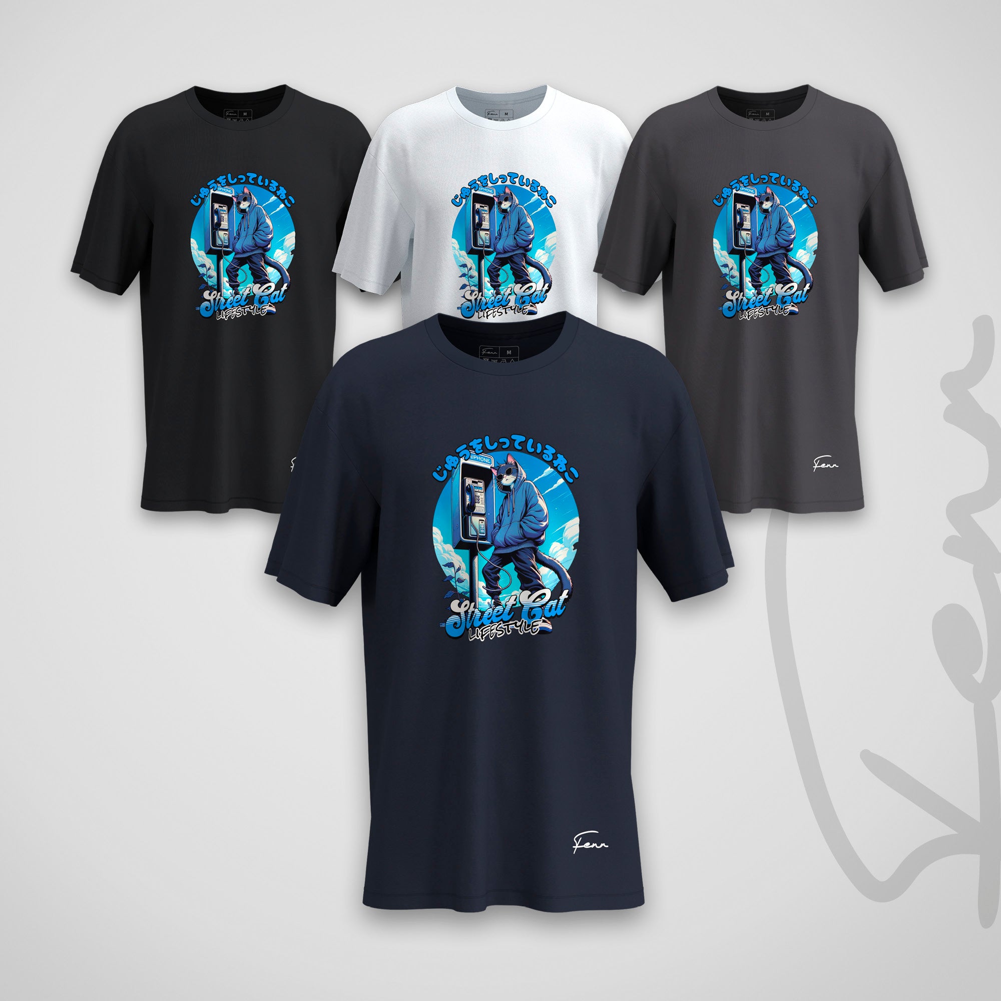 T-shirt Fenr unisexe coton bio - Street Cat