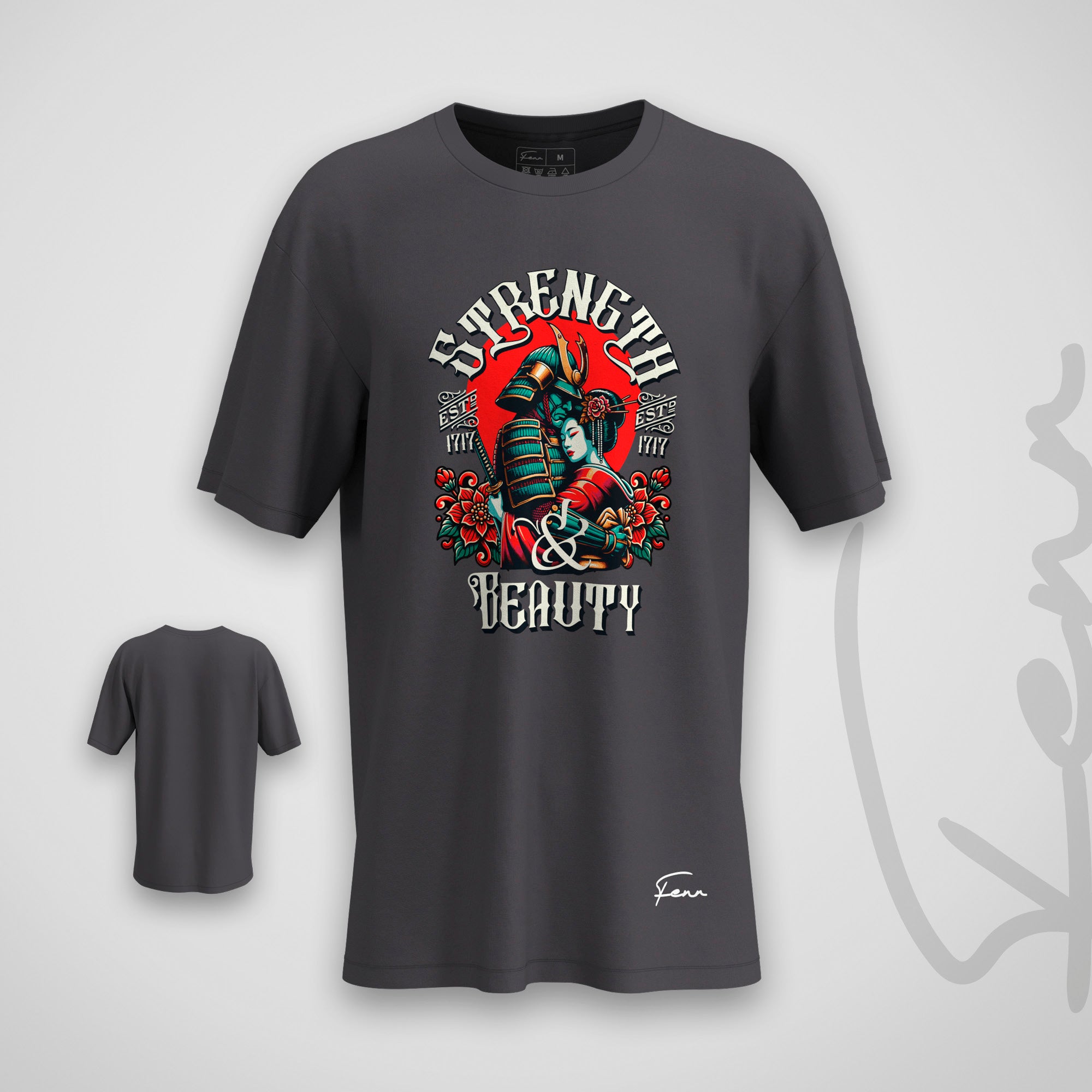 T-shirt Fenr unisexe coton bio - Strengh Beauty