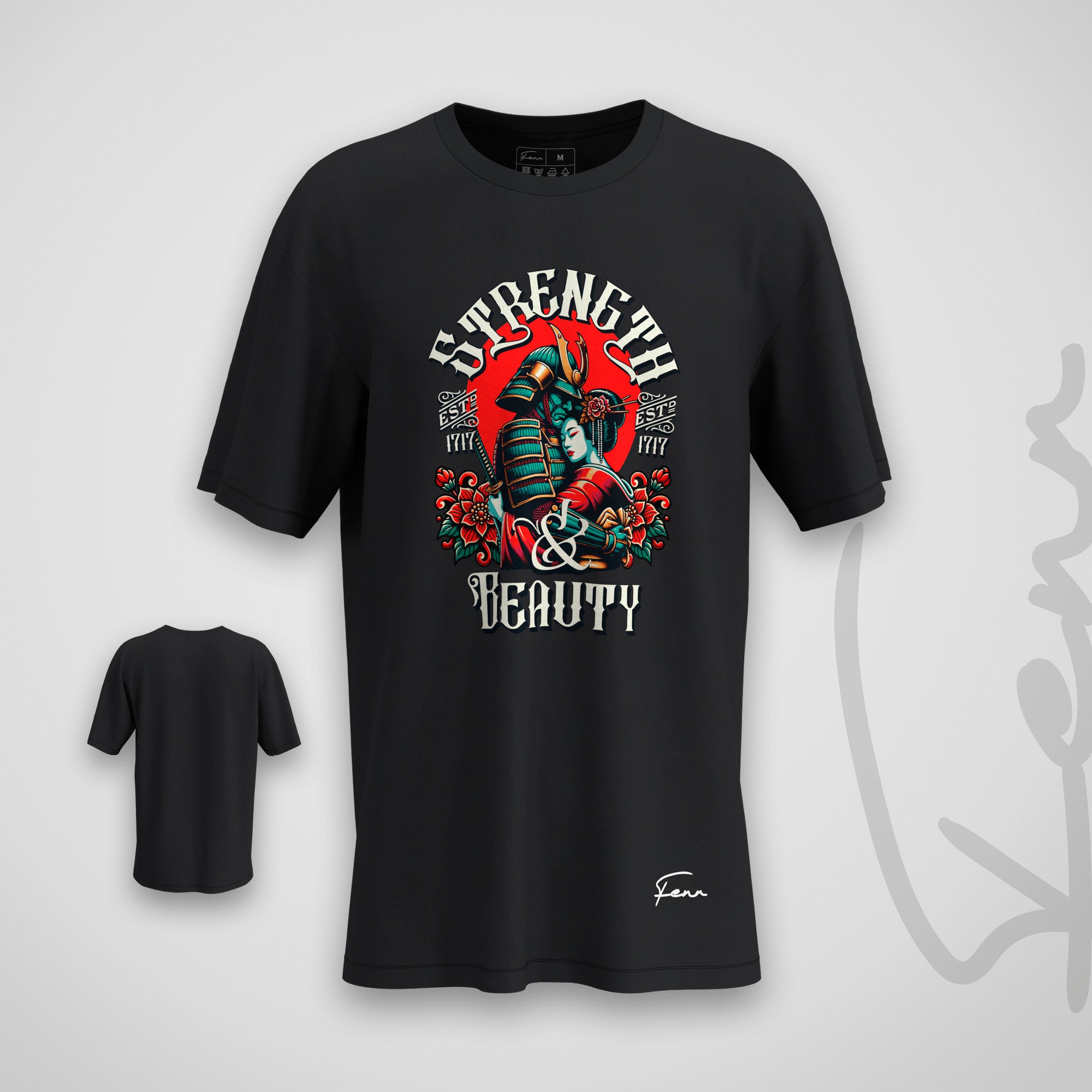 T-shirt Fenr unisexe coton bio - Strengh Beauty