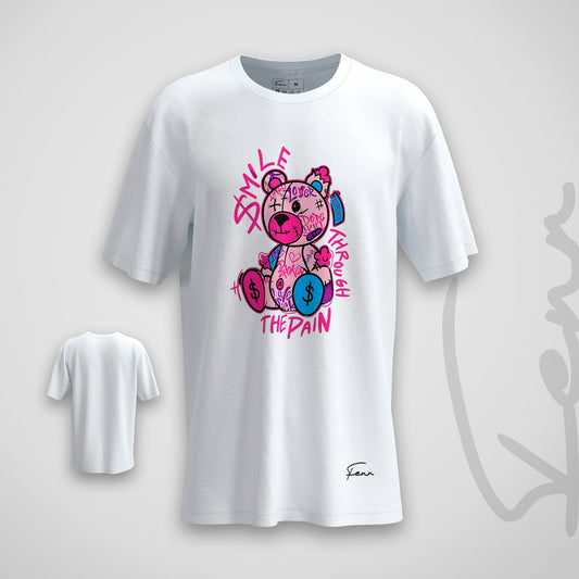 T-shirt Fenr unisexe coton bio - Teddy Bear Pink