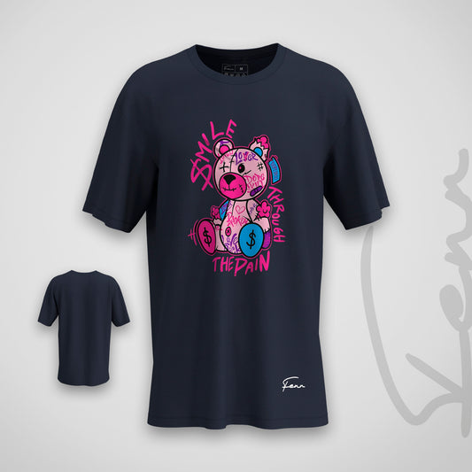 T-shirt Fenr unisexe coton bio - Teddy Bear Pink