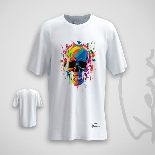 T-shirt Fenr unisexe coton bio - Tête de mort
