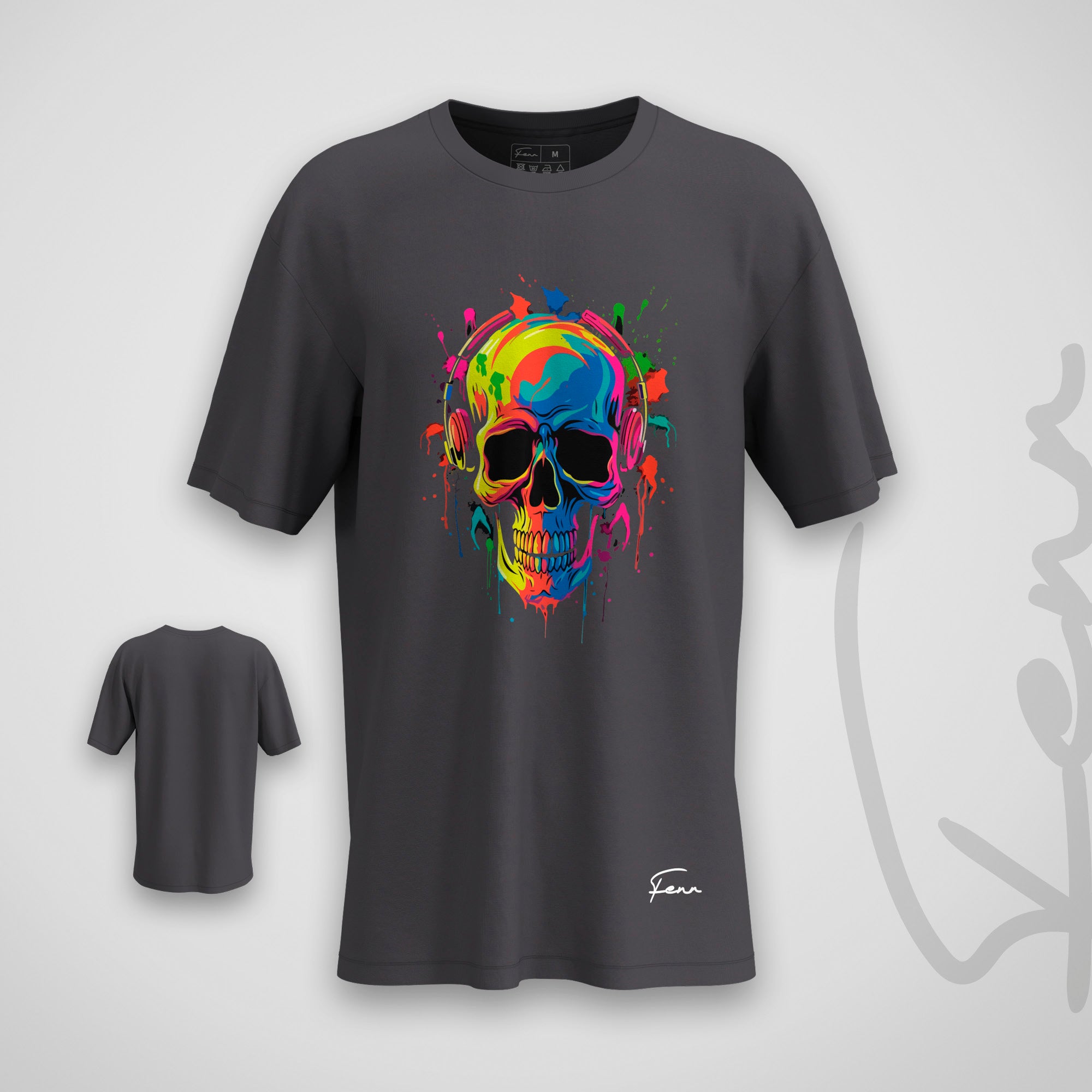 T-shirt Fenr unisexe coton bio - Tête de mort