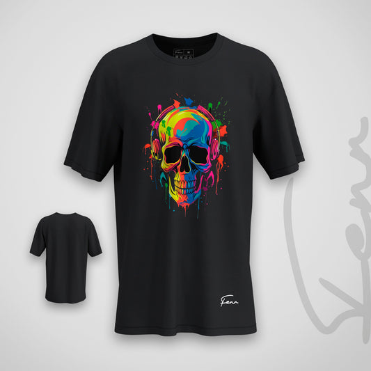 T-shirt Fenr unisexe coton bio - Tête de mort